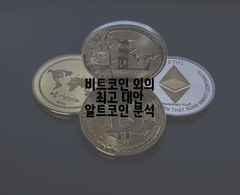 비트코인 외의 최고 대안 알트코인 분석