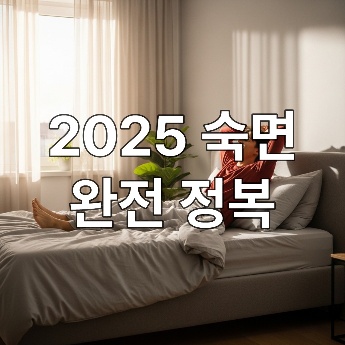 2025 숙면, 수면 완전 정복, 수면 가이드, 잠 잘 자는 법, 불면증 해결, 수면 환경 조성, 수면 루틴, 크로노타입, 숙면 음식, 수면 습관