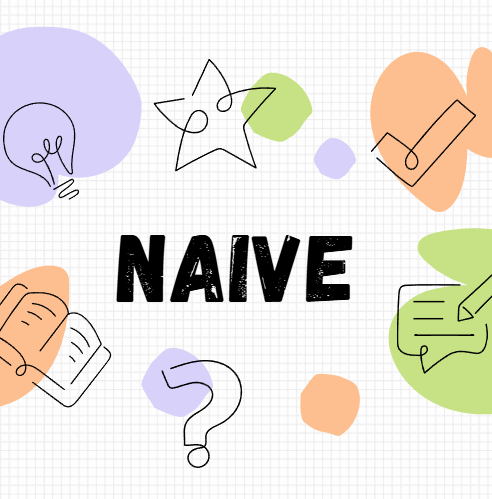 나이브하다 naive 나이브 예문 예시