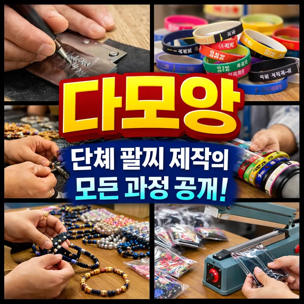 다모앙, 단체 팔찌 제작의 모든 과정 공개!