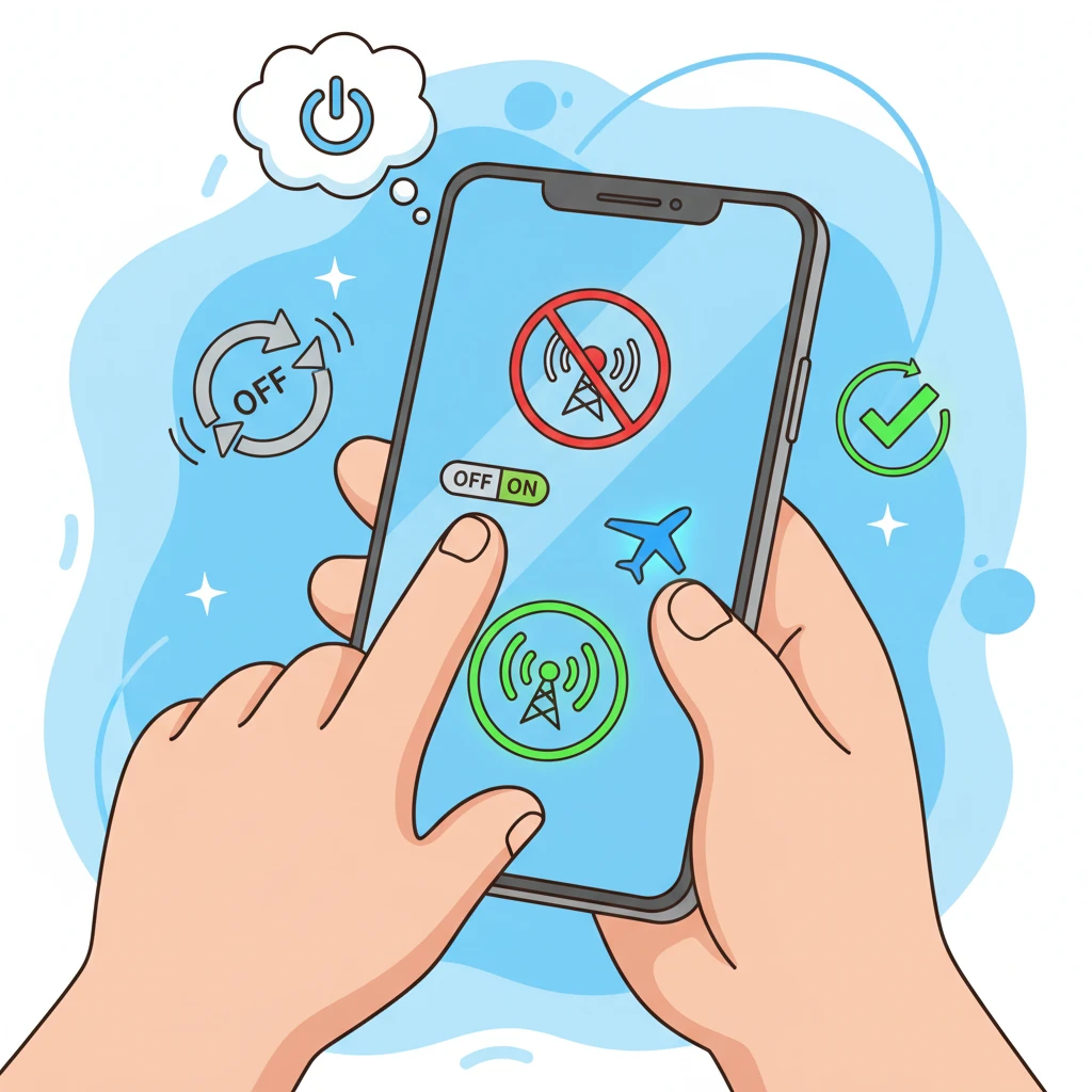 해외 로밍 데이터 안될 때 해결 방법..