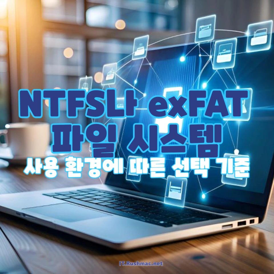 NTFS와 exFAT: 주요 파일 시스템