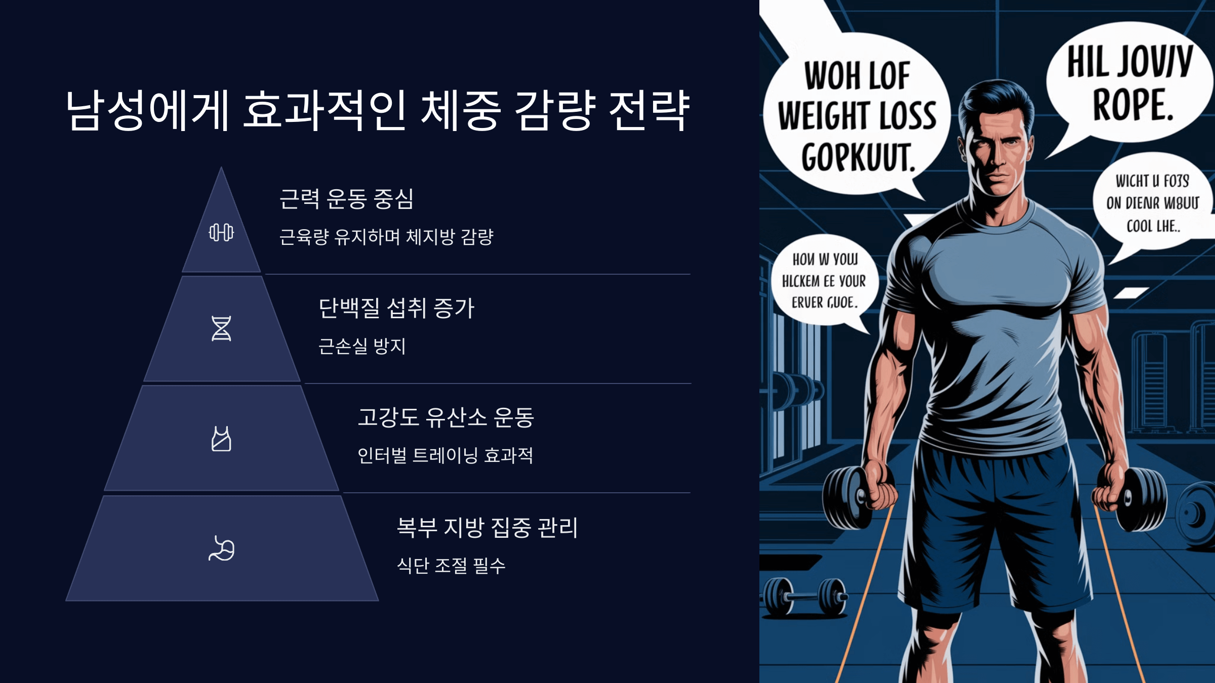 남성 체중 감량