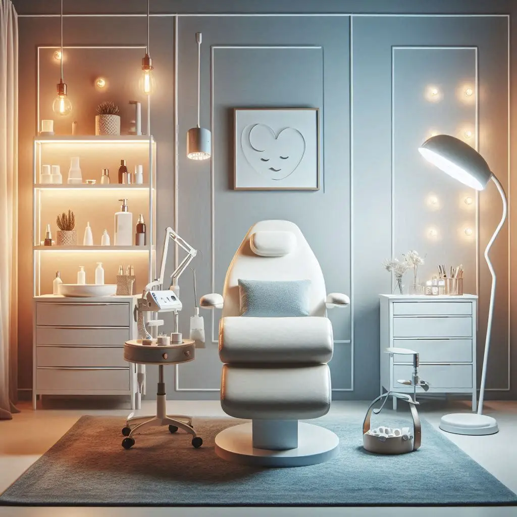 피부,체형관리 샵 배경