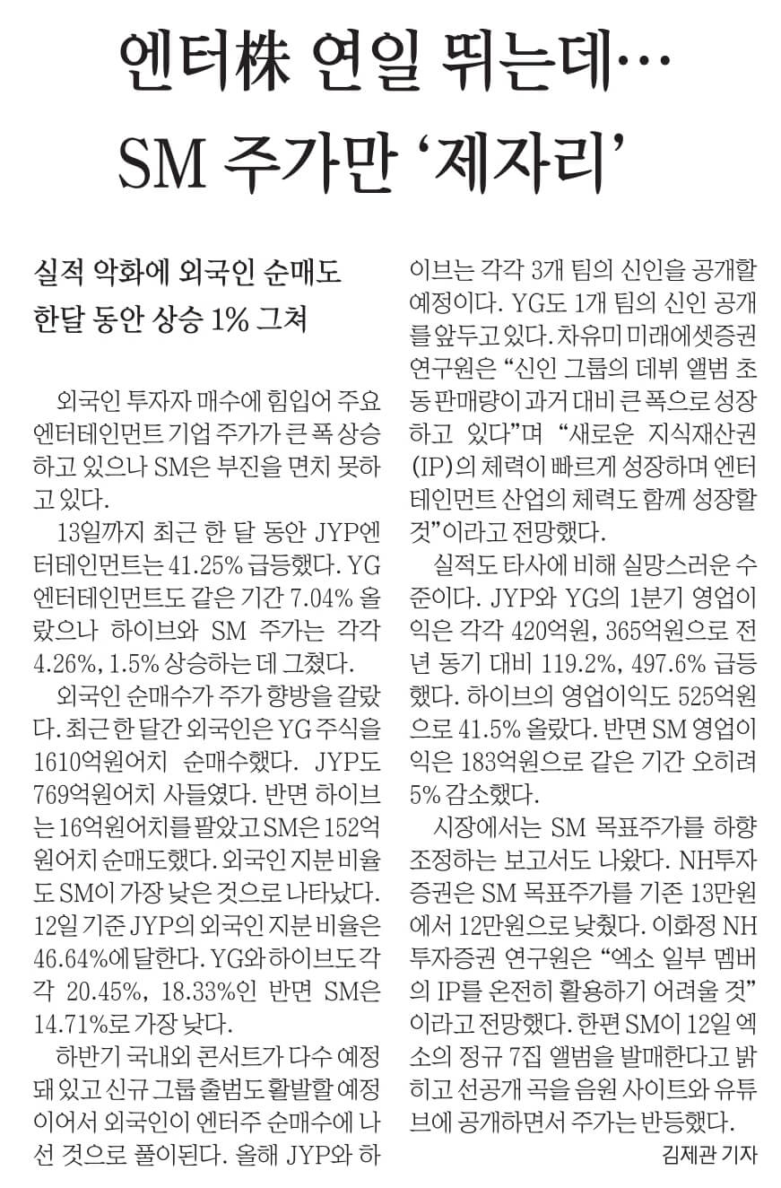 6월 14일 수요일 신문스크랩124