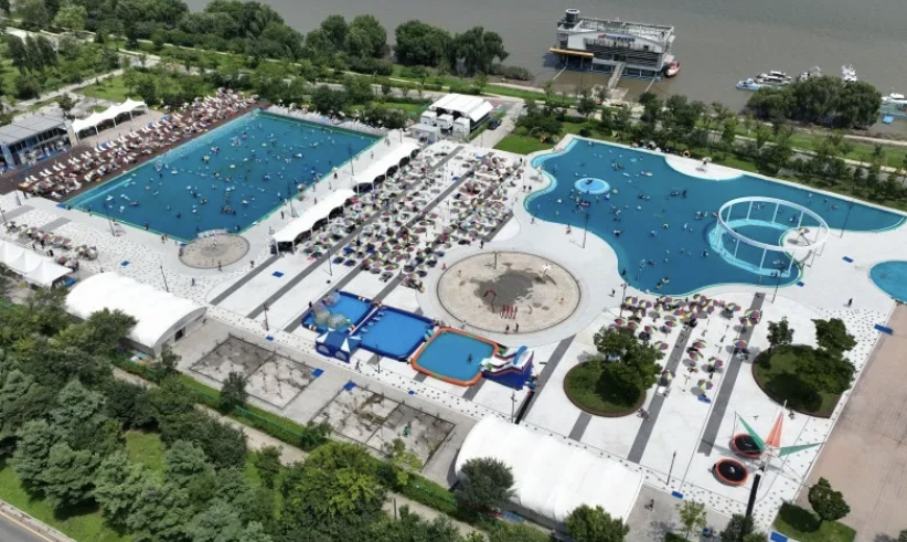 영의도 한강공원 수영장 이미지