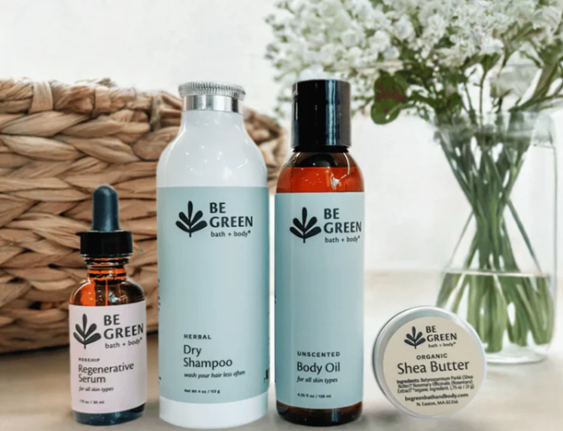 비건 샴푸. 바디제품 사진