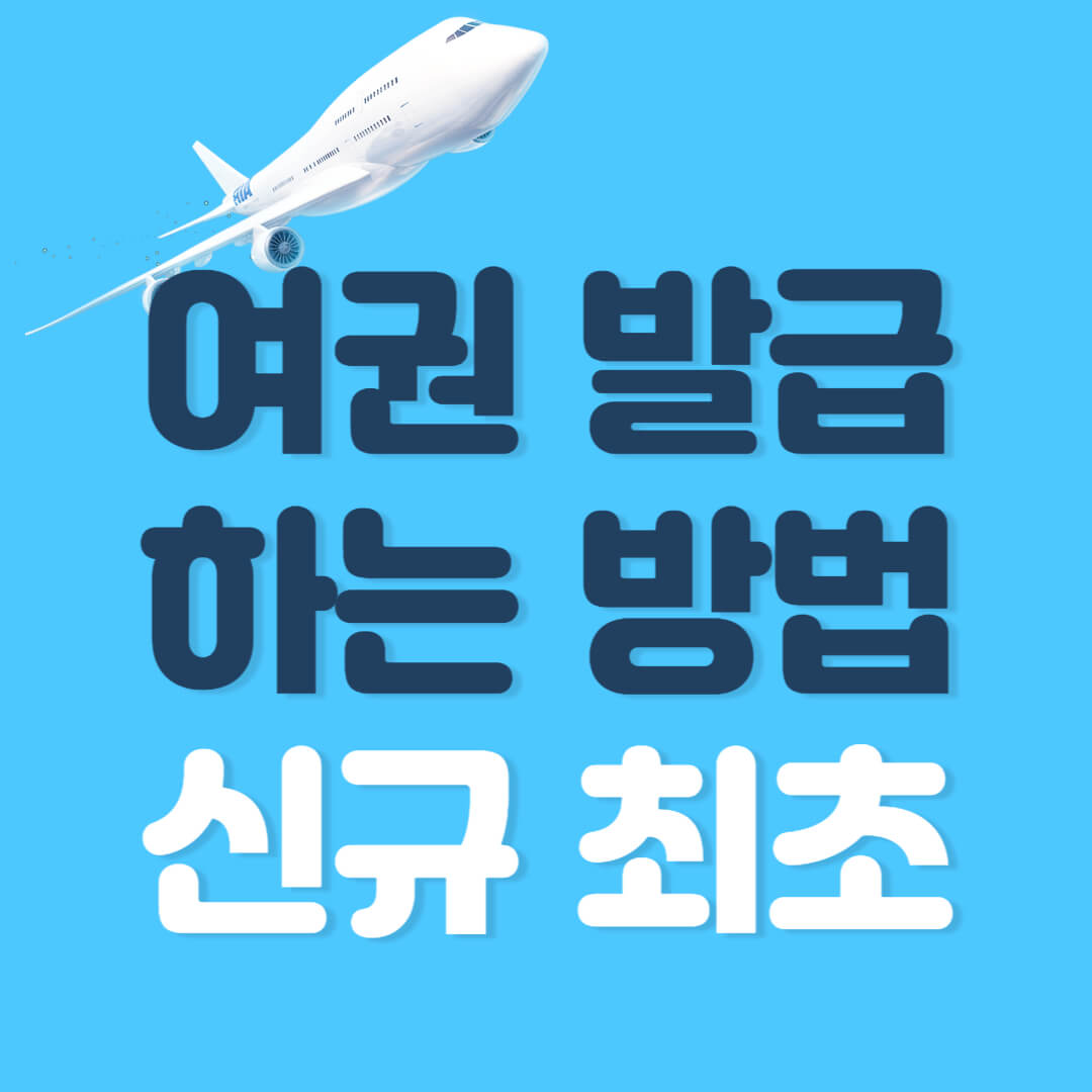 여권 발급 하는 방법