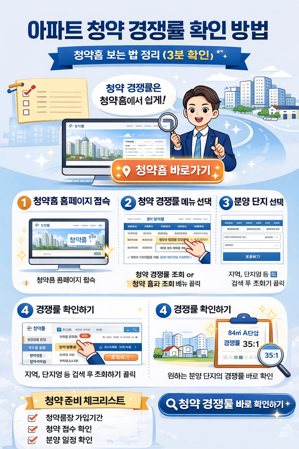 아파트 청약 경쟁률 확인 방법…청약홈 보는 법 정리