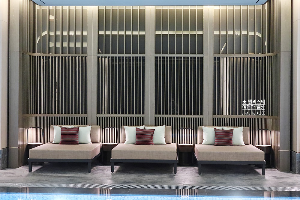 페어몬트 앰배서더 서울 후기, 더 아트리움 라운지, 수영장 후기