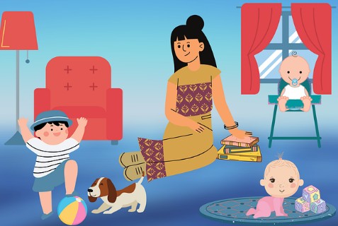 40대 50대 60대 70대 중년일자리 - 등원도우미&#44; 하원도우미&#44; 신생아돌보미