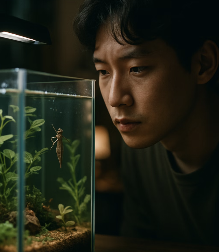 여름 연못의 제왕 밀잠자리 키우기 A to Z (유충 채집부터 성충까지)