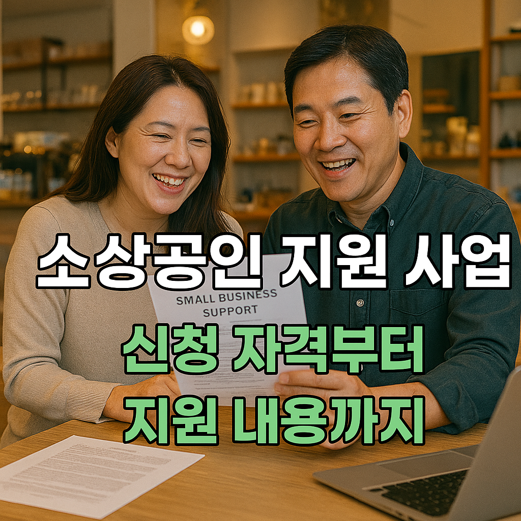 소상공인 지원 사업 검토
