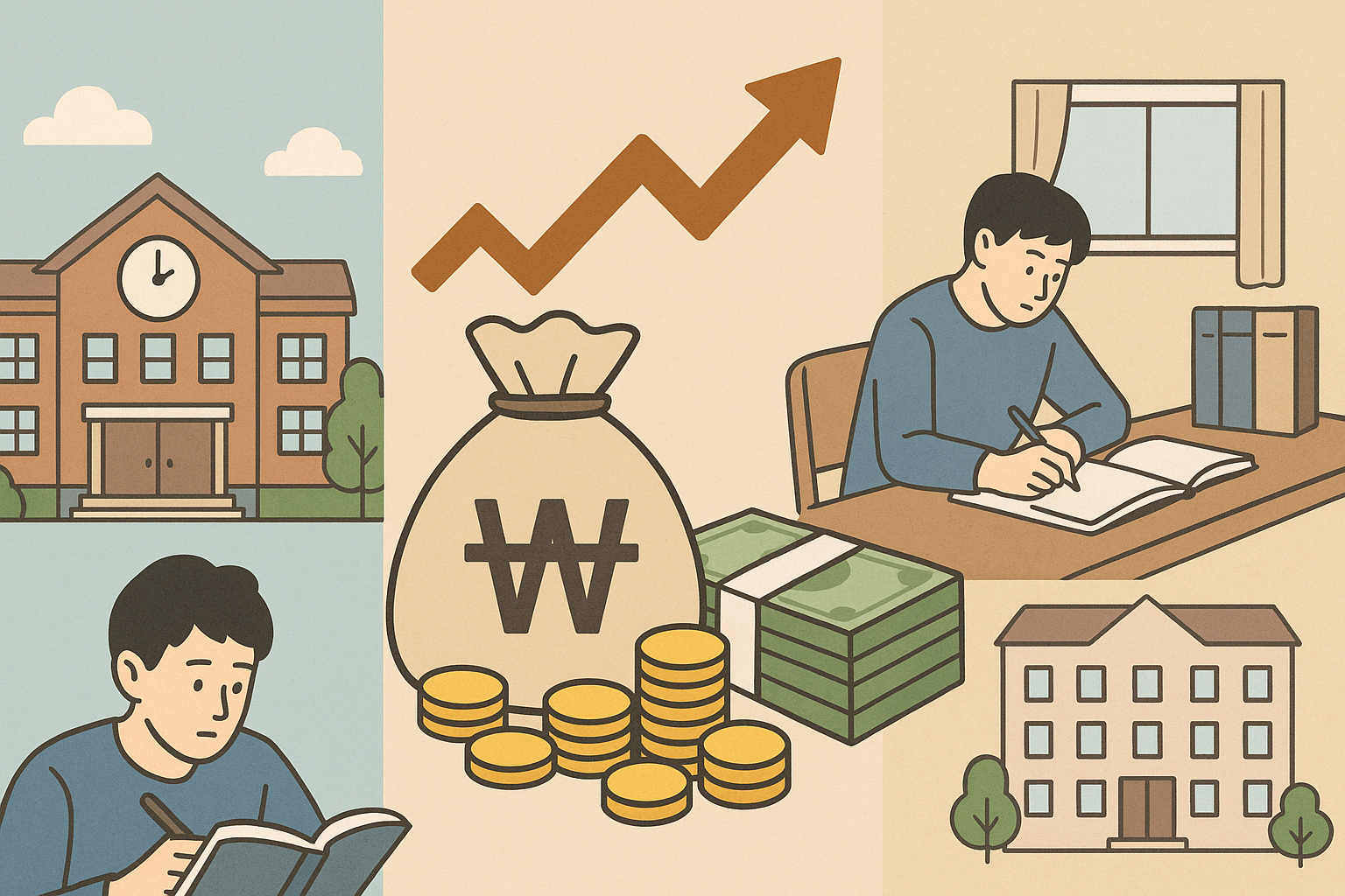 2026 수능 재수 비용 총정리｜재종반·독재·기숙학원 비교, 실제 연간 비용은? 관련 사진