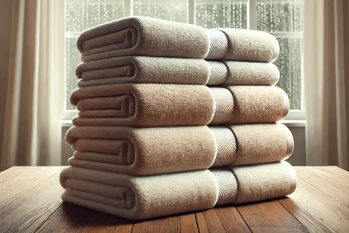 장마철 수건 세탁