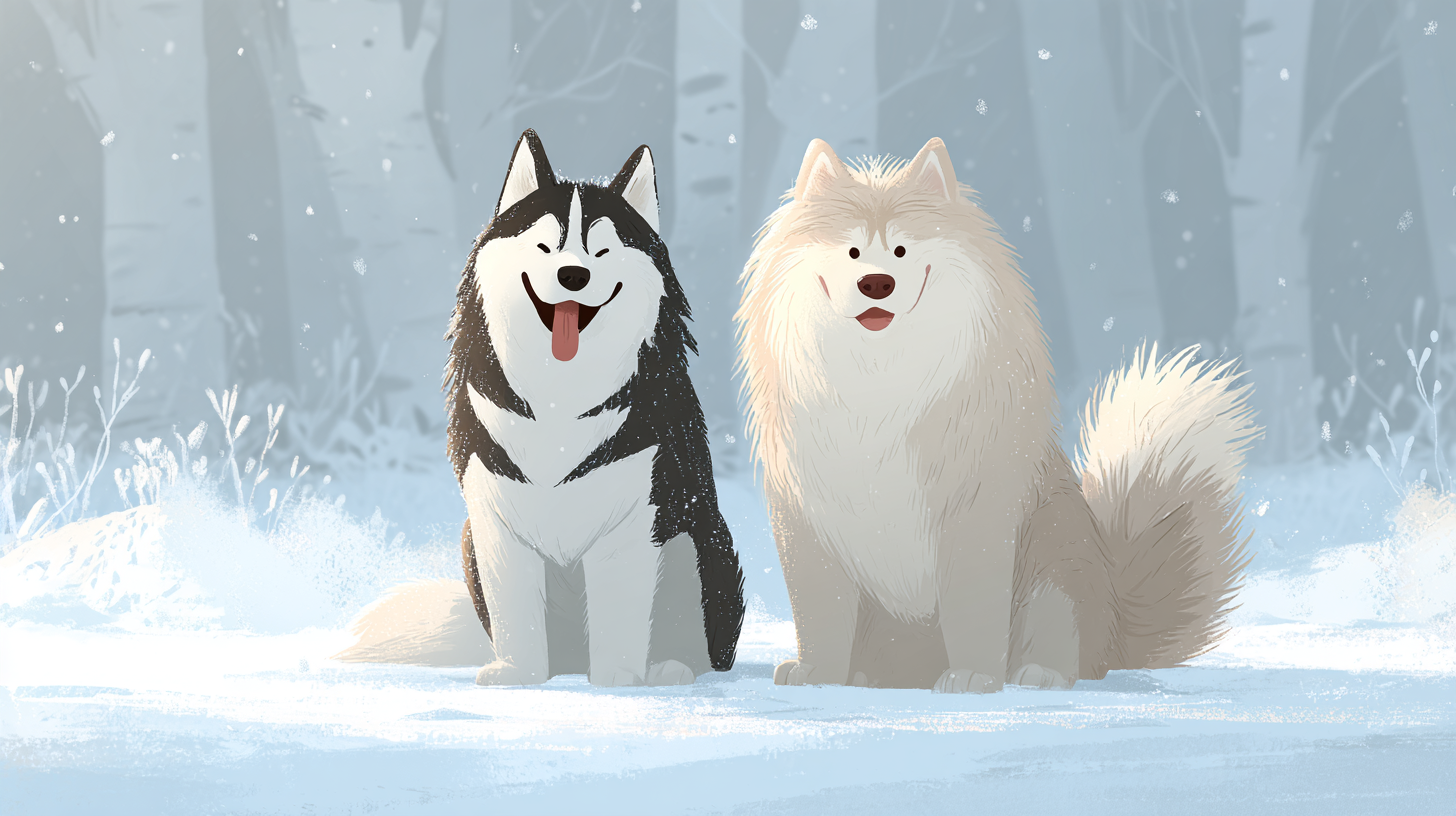 시베리안 허스키와 알래스칸 말라뮤트 차이