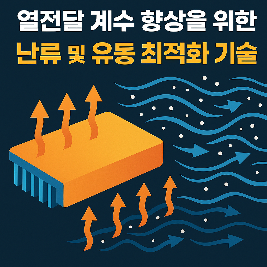 열전달 계수 향상을 위한 난류 및 유동 최적화 기술