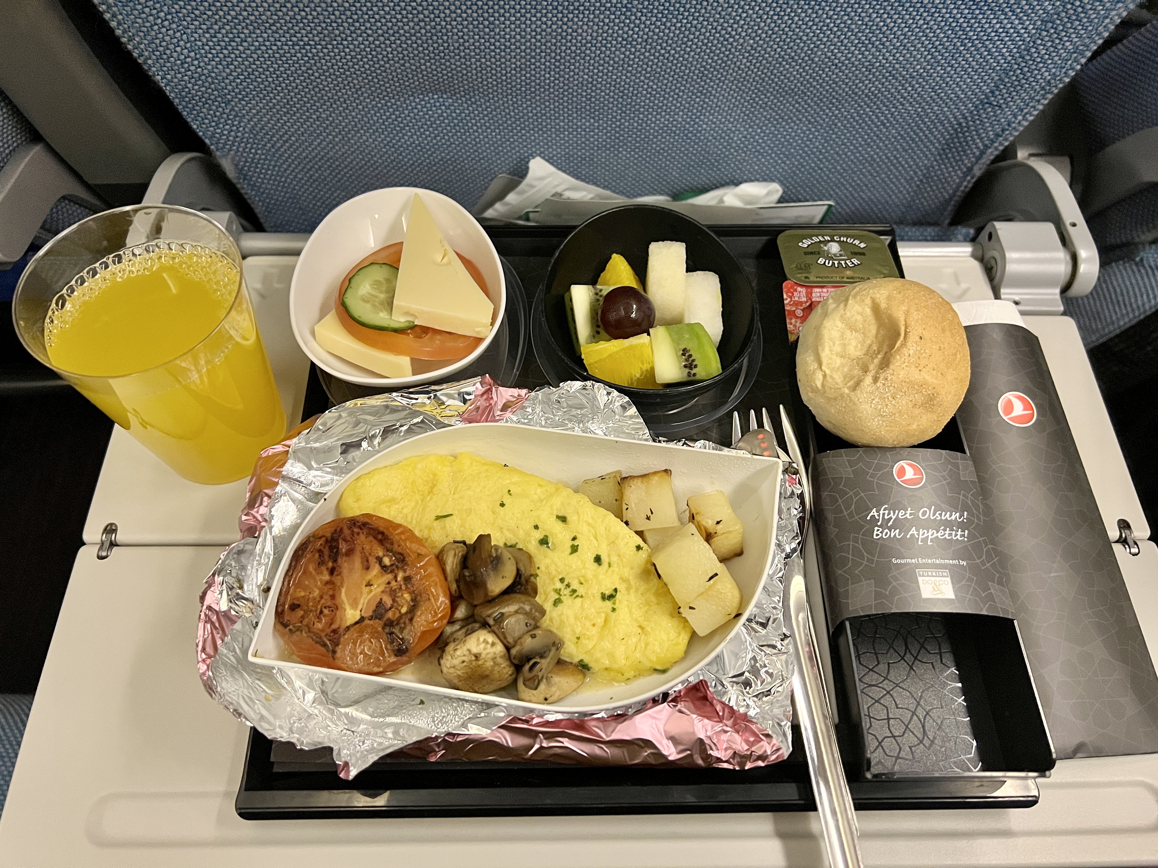 터키항공 간단한 기내식
