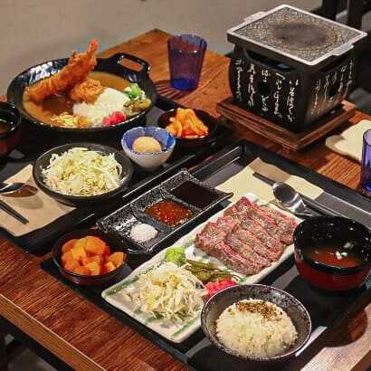 세종문화회관 근처 맛집 후라토식당 대표 메뉴 스테키 정식, 야마가타 민치카레