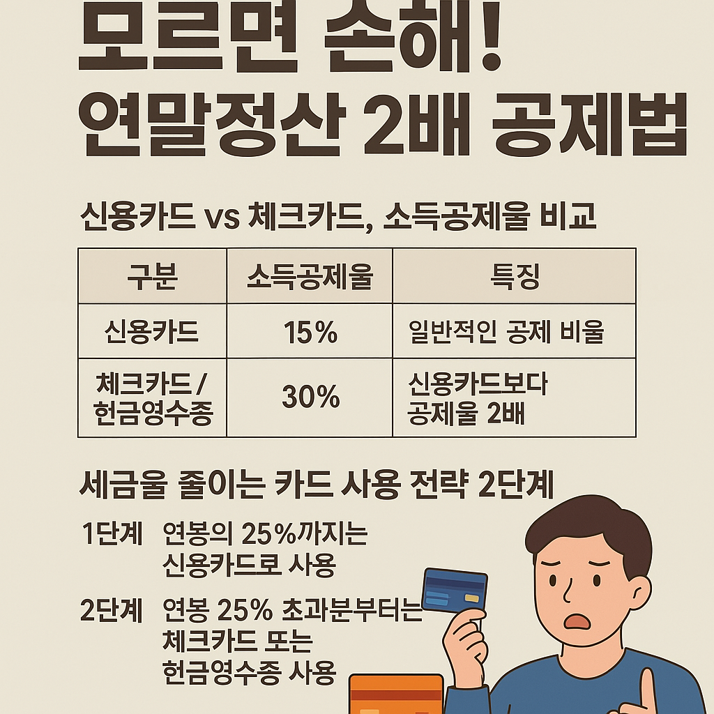 연말정산 2배 공제법