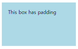 패딩 예시 화면