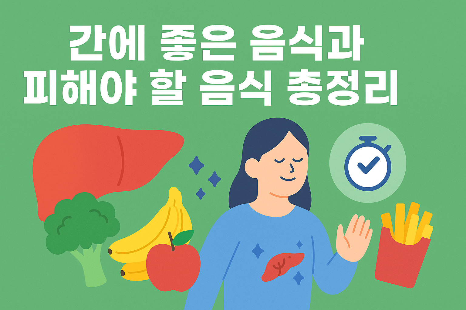 간에 좋은 음식과 피해야 할 음식 총정리