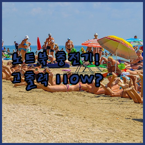 노트북 충전기 C타입 고출력 110W..