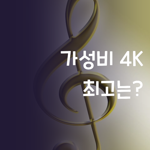 가성비 4K TV 전격 비교 프리즘 ..