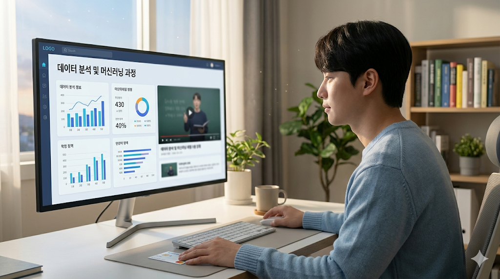 <b>국민내일배움카드</b> 이용한 온라인 강의 시청