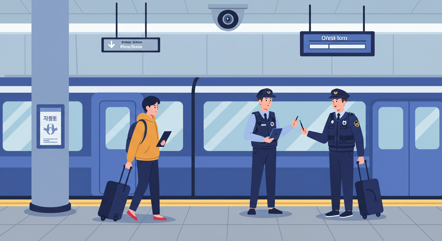 지하철도난, CCTV확보, 도난신고