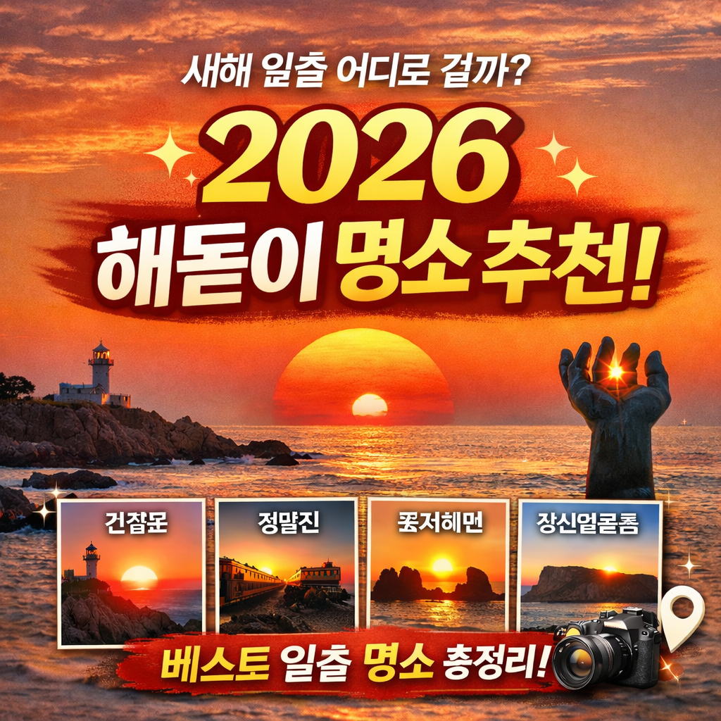 2026년 해돋이 명소 추천