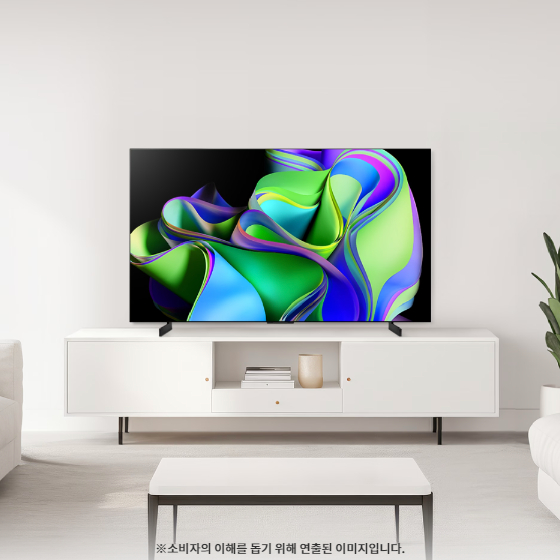 LG전자 올레드(OLED) evo C3 (벽걸이형, 스탠드형) 105cm(42인치)