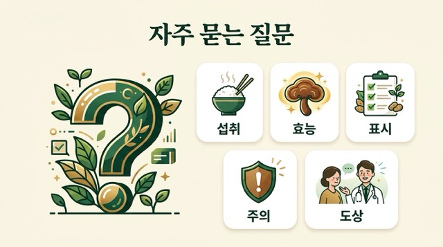 상황버섯 쌀 FAQ 이미지