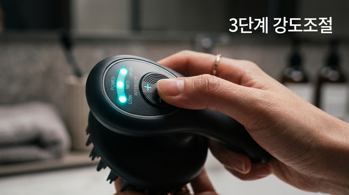 두피마사지기 방수 등급 샤워 중 사용 가능 여부