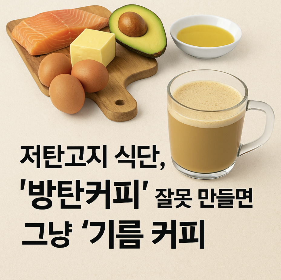저탄고지 식단, '방탄커피' 잘못 만들면 그냥 '기름 커피'