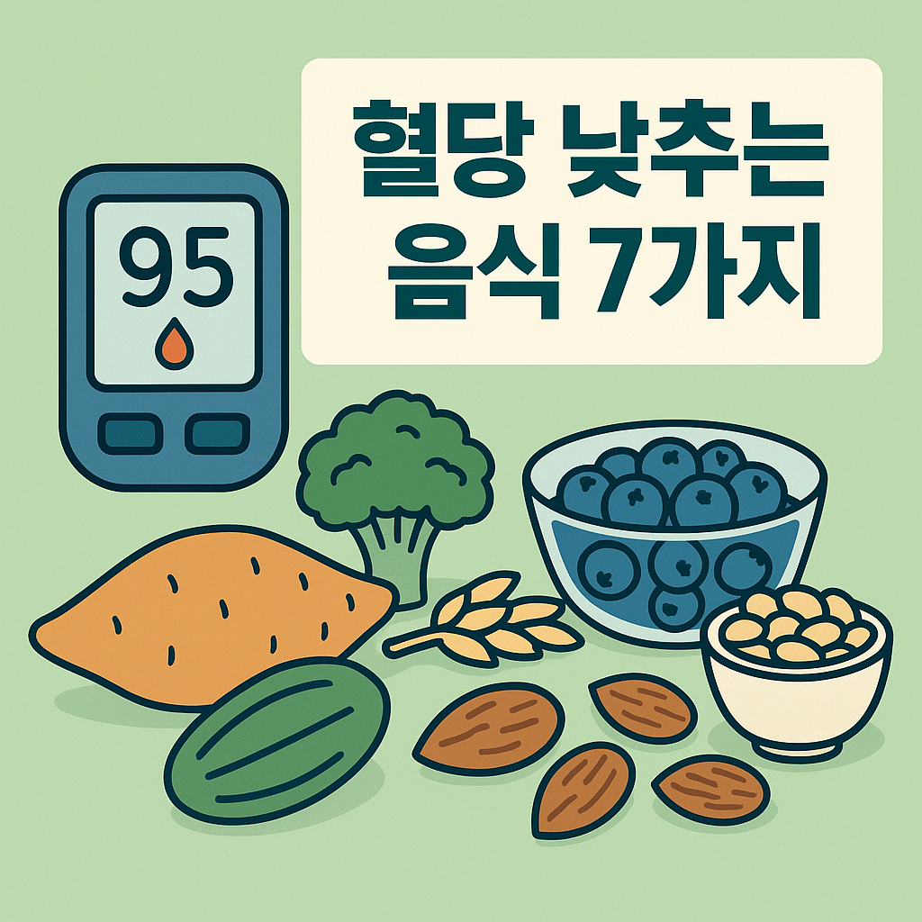 혈당 낮추는 음식
