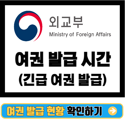 여권 발급 소요 시간 안내