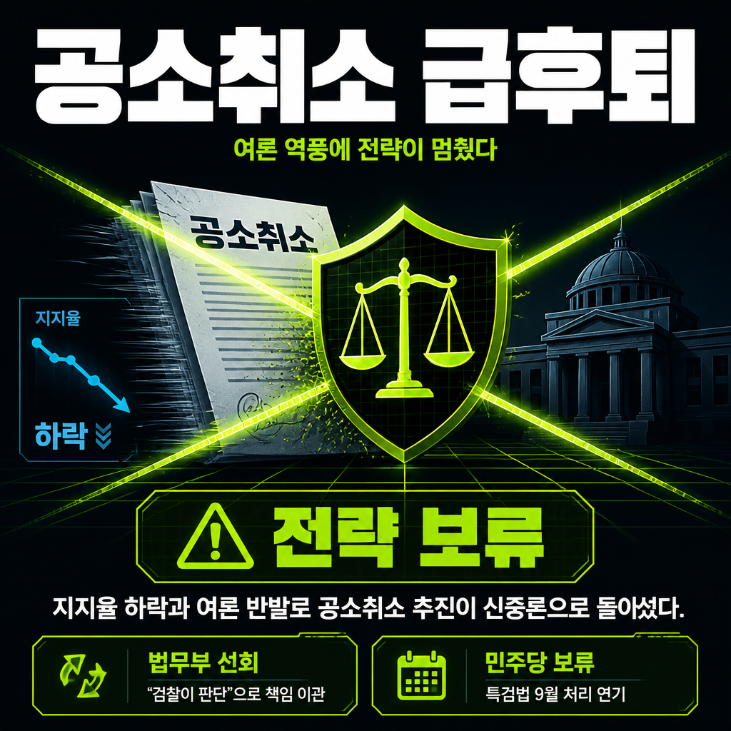 공소취소 급후퇴