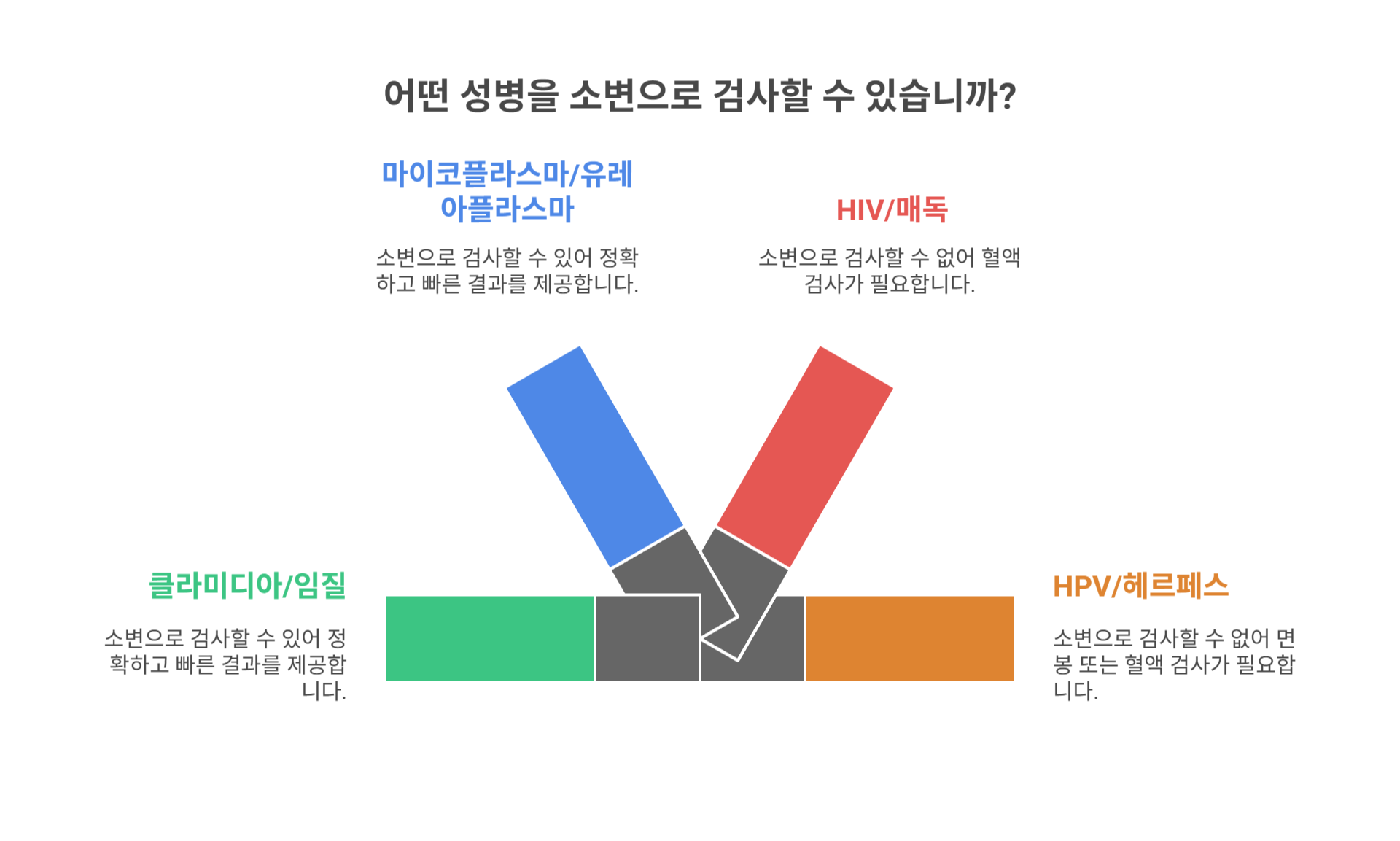 소변으로 가능한 성병검사 항목은?