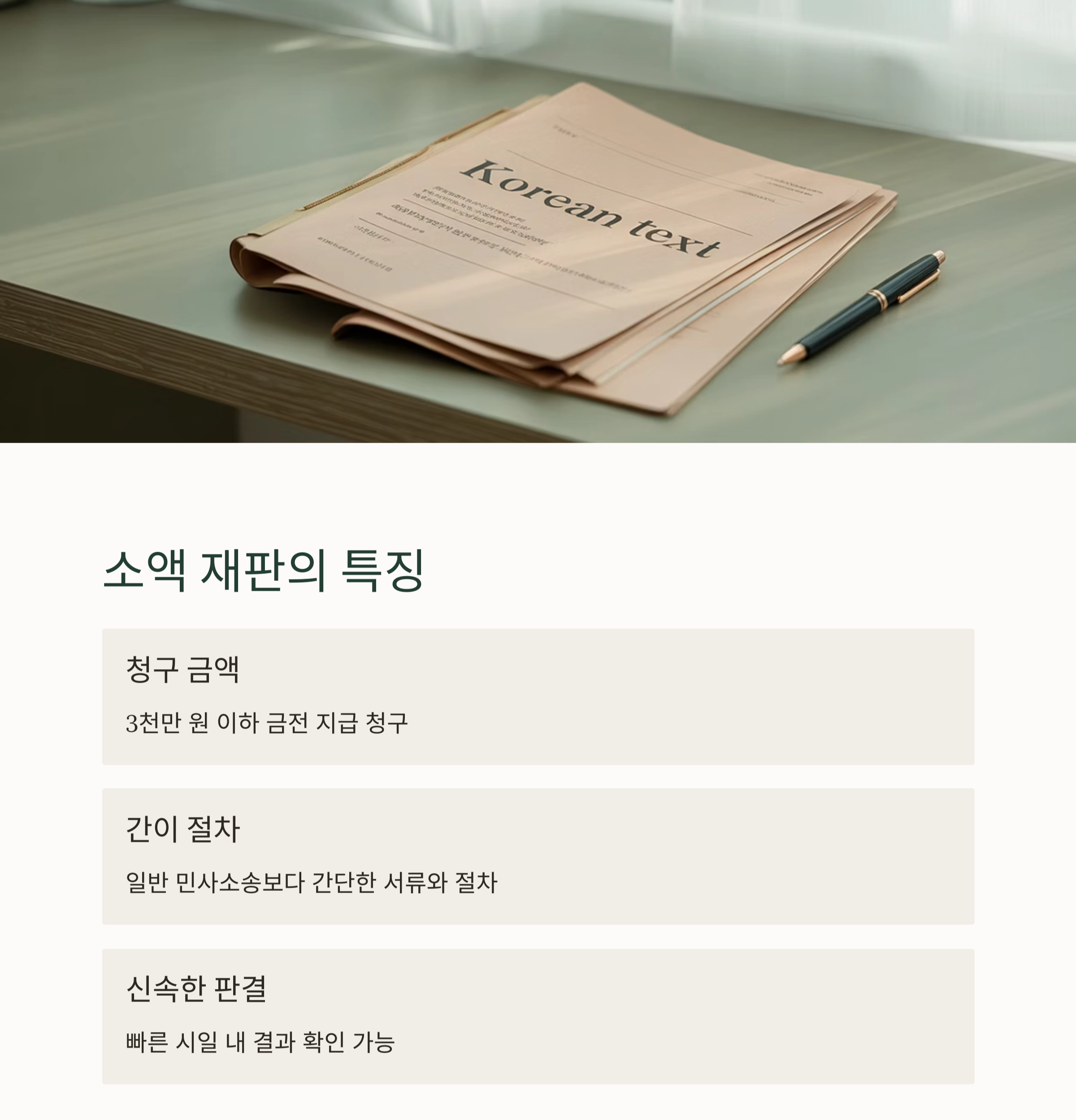 5분 만에 이해하는 소액 재판 신청 방법 총정리