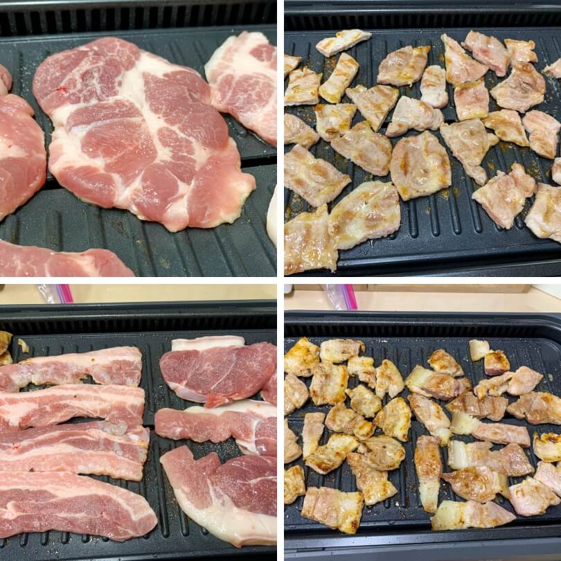 삼겹살-목살-앞다리살-구이-비교
