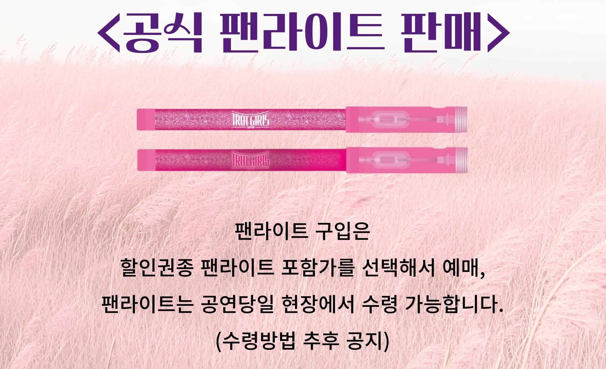 트롯걸즈재팬 콘서트 - 서울앵콜 팬라이트