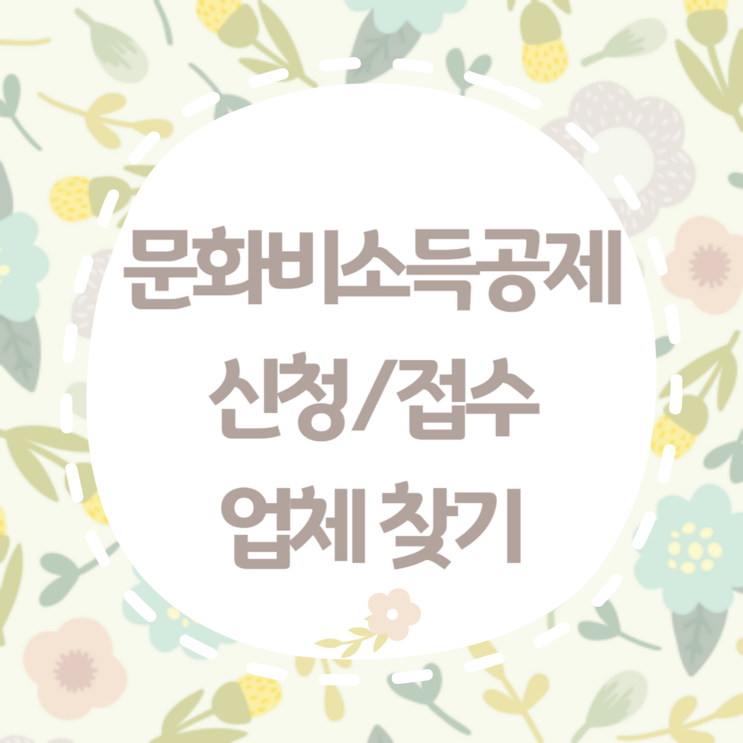 문화비소득공제