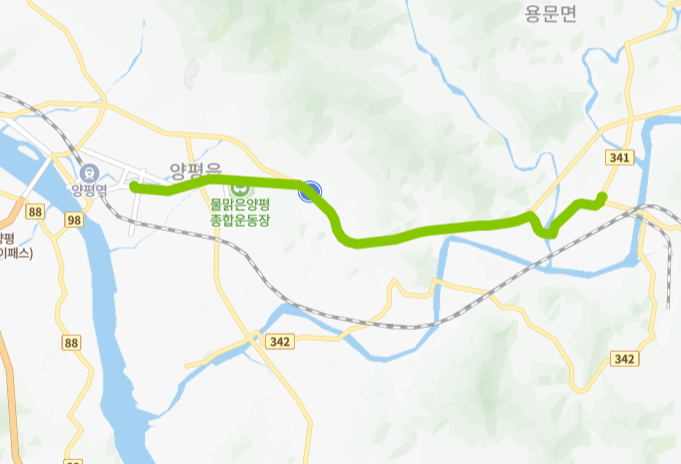 양평-77번-버스-노선-지도