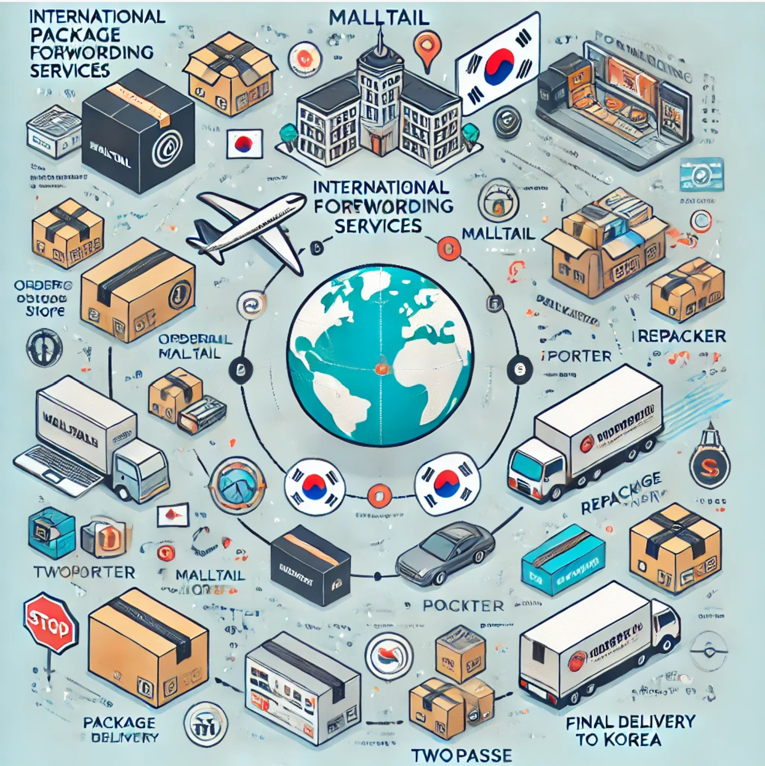 직구 보유 한국 배송 업체 관련 이미지