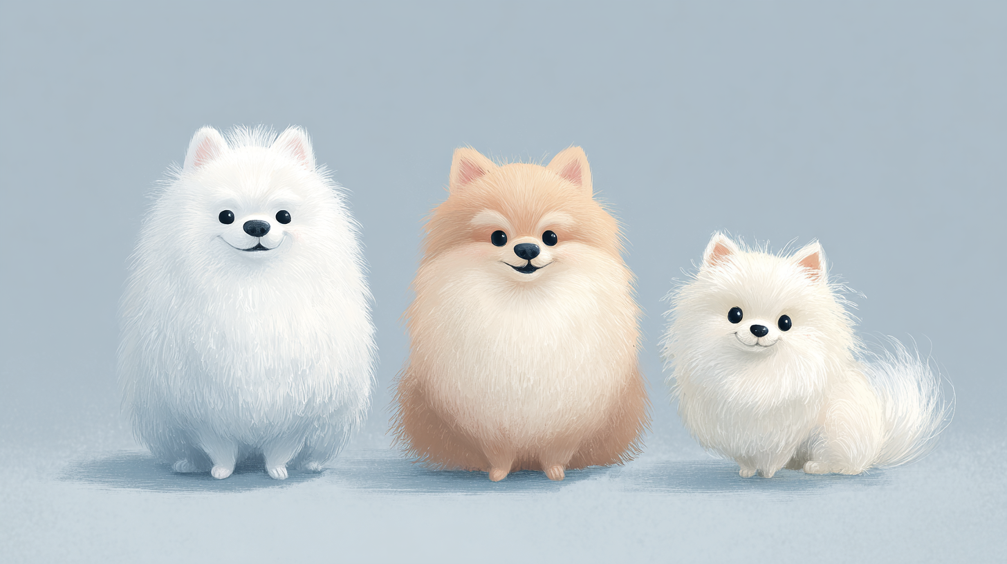 스피츠, 포메라니안, 폼피츠 차이