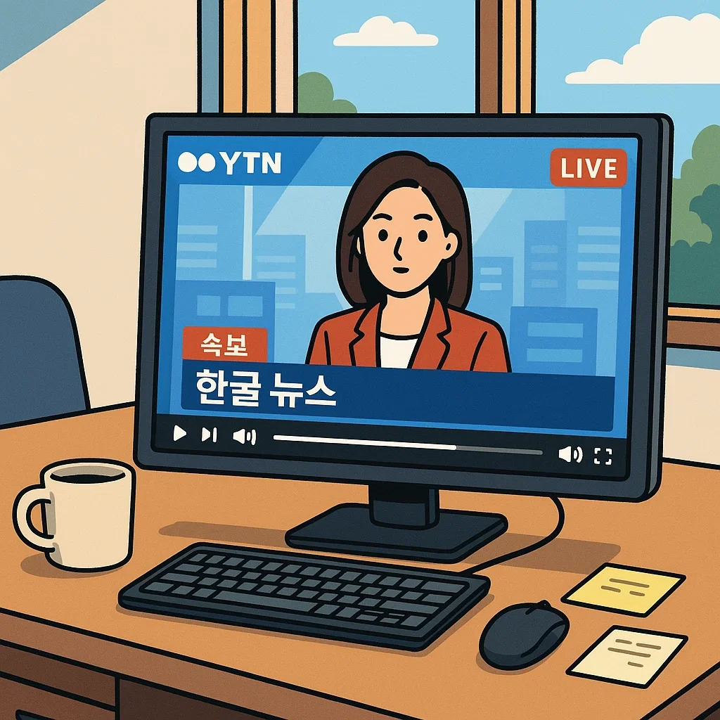 PC에서 YTN 온에어 시청하기
