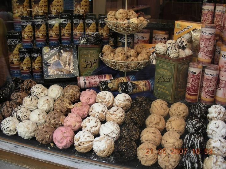 로텐부르크 대표 간식 슈네발렌