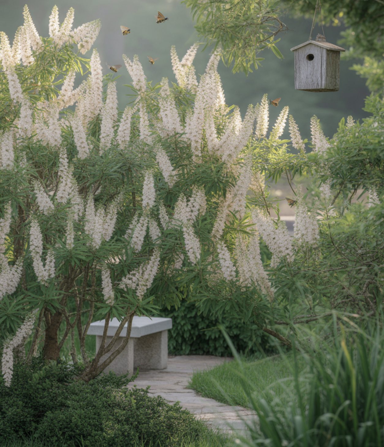 여름철 꿀 부족, 쉬땅나무가 정답인 이유 (개화 시기)