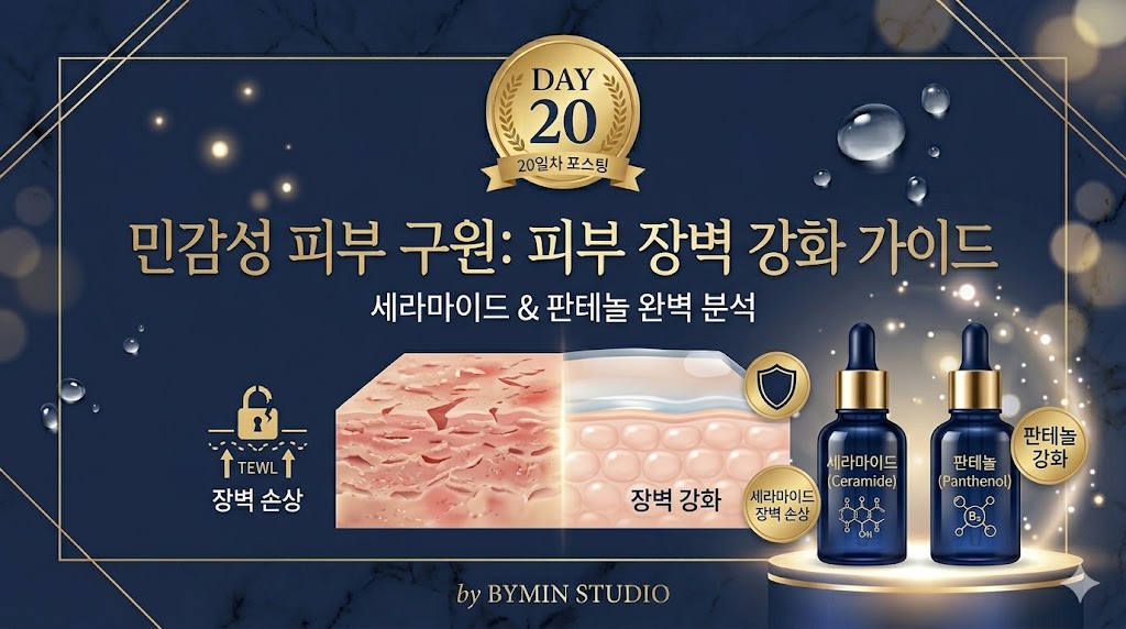 피부 장벽 강화와 재건을 위한 세라마이드 판테놀 성분 분석 및 민감성 피부를 위한 장벽 케어 생활 습관 가이드 썸네일